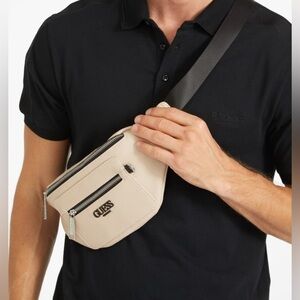 New GUESS Ezra Logo Fanny Pack